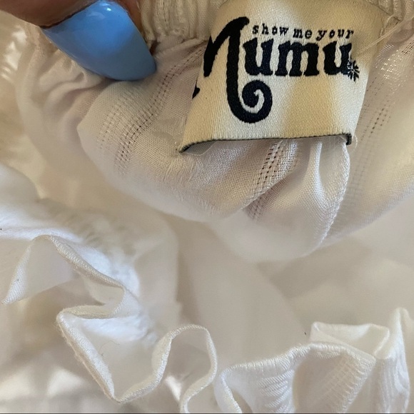 Smym White Woodstock Off-Shoulder tunic size S - Picture 5 of 8